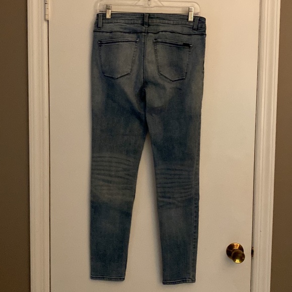 White House black market washed denim skinny jeans size 6 - Picture 4 of 7